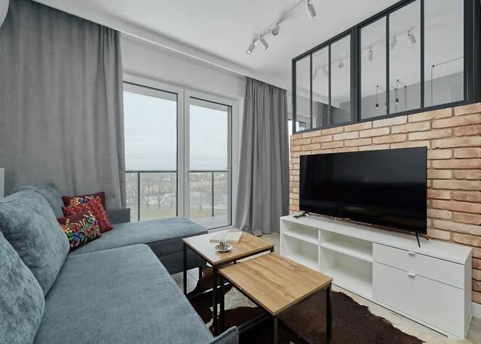 아파트 River View With Balcony & Free Garage By Renters 브로츠와프