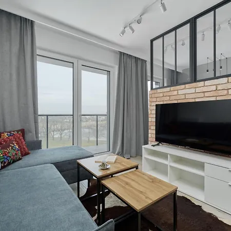 Apartament River View With Balcony & Free Garage By Renters Wrocław